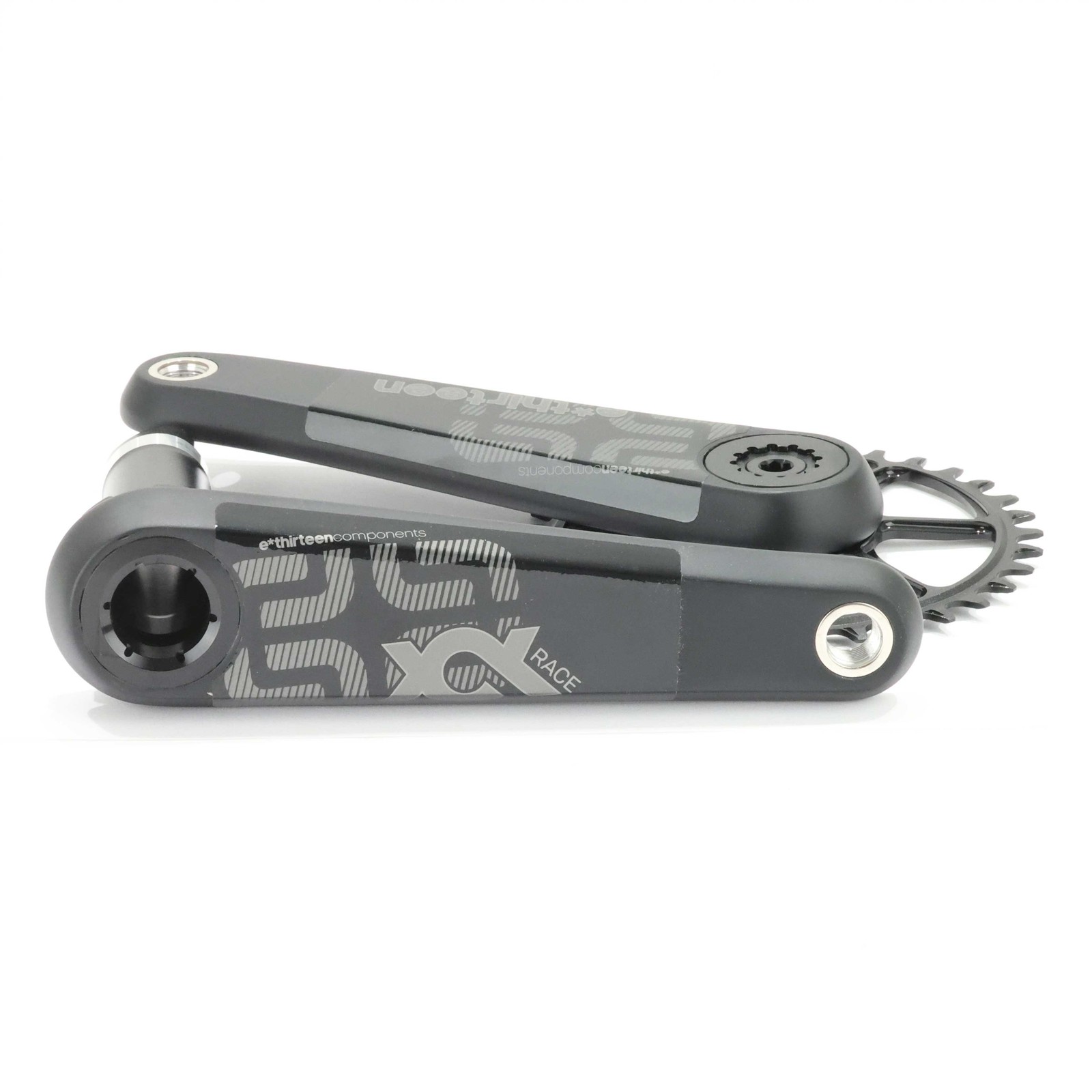 e*thirteen XCX Race Carbon Crankset, 175mm, 34T, Boost, 52mm CL, 30mm Spindle