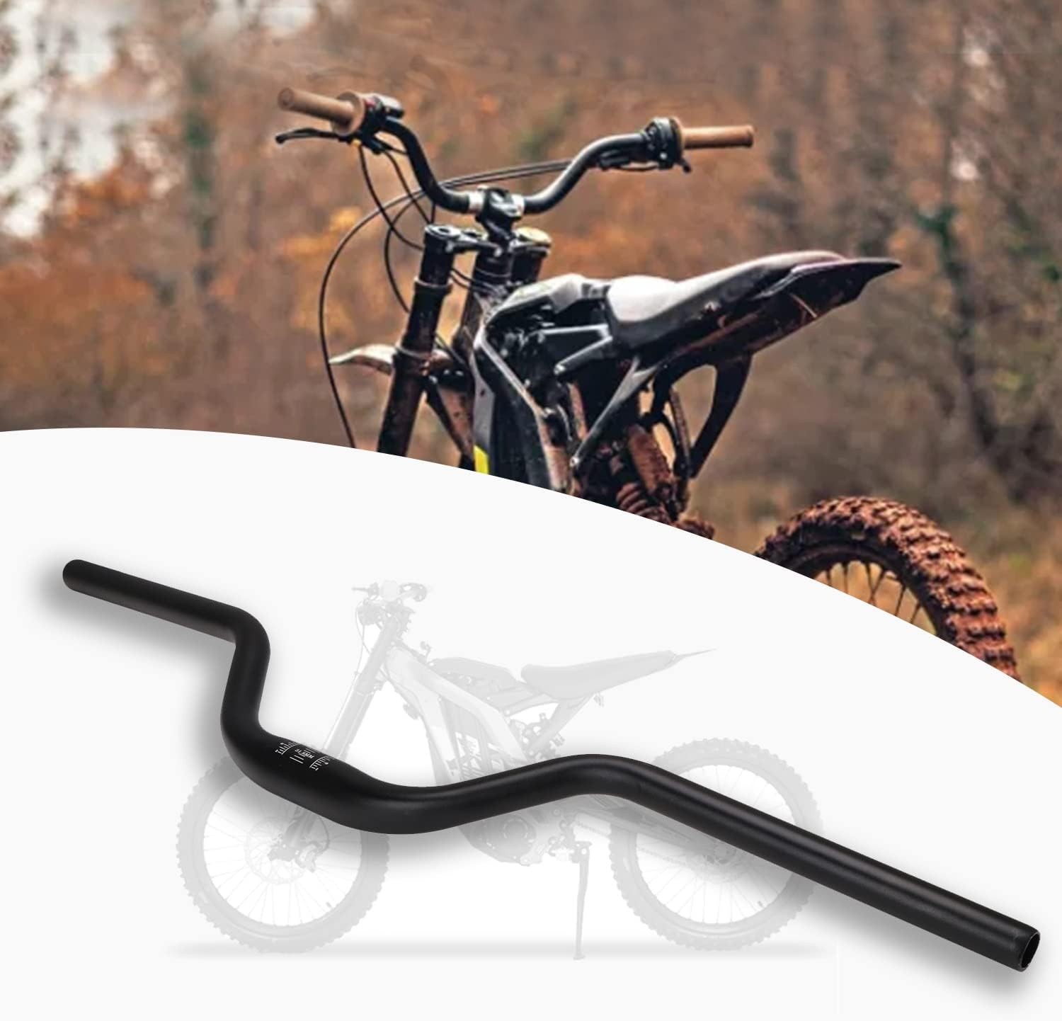 Surron Handlebar,7075 Aluminum 31.8MM and 7/8″ 22MM Andhandle Bar Heightened for