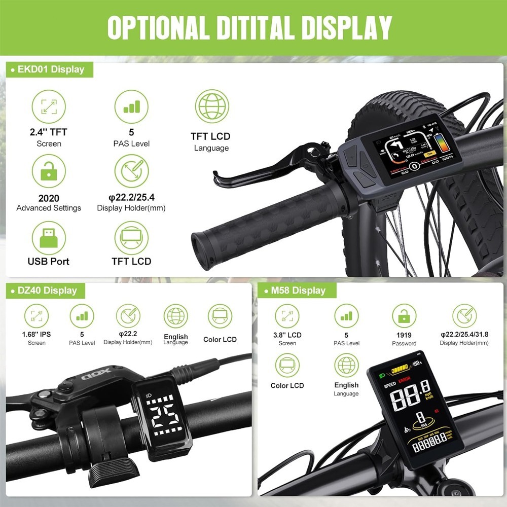 Tongsheng 48V 1000W TSDZ16 Mid Drive Motor eBike Conversion Kits Engine 68-73mm