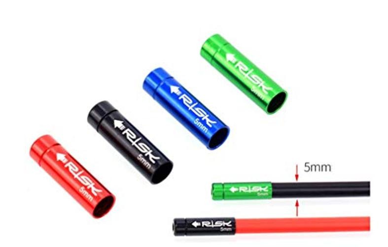 5mm and 4mm Aluminum Alloy Bike Brake Black, 5 pcs of 5mm + 5 pcs of 4mm