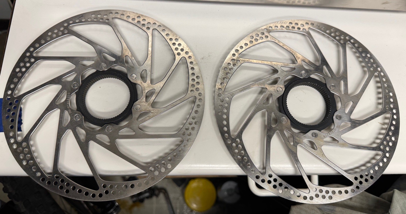 Shimano center lock disc 203 mm 8” brake rotors for M800 Saint hubs first gen