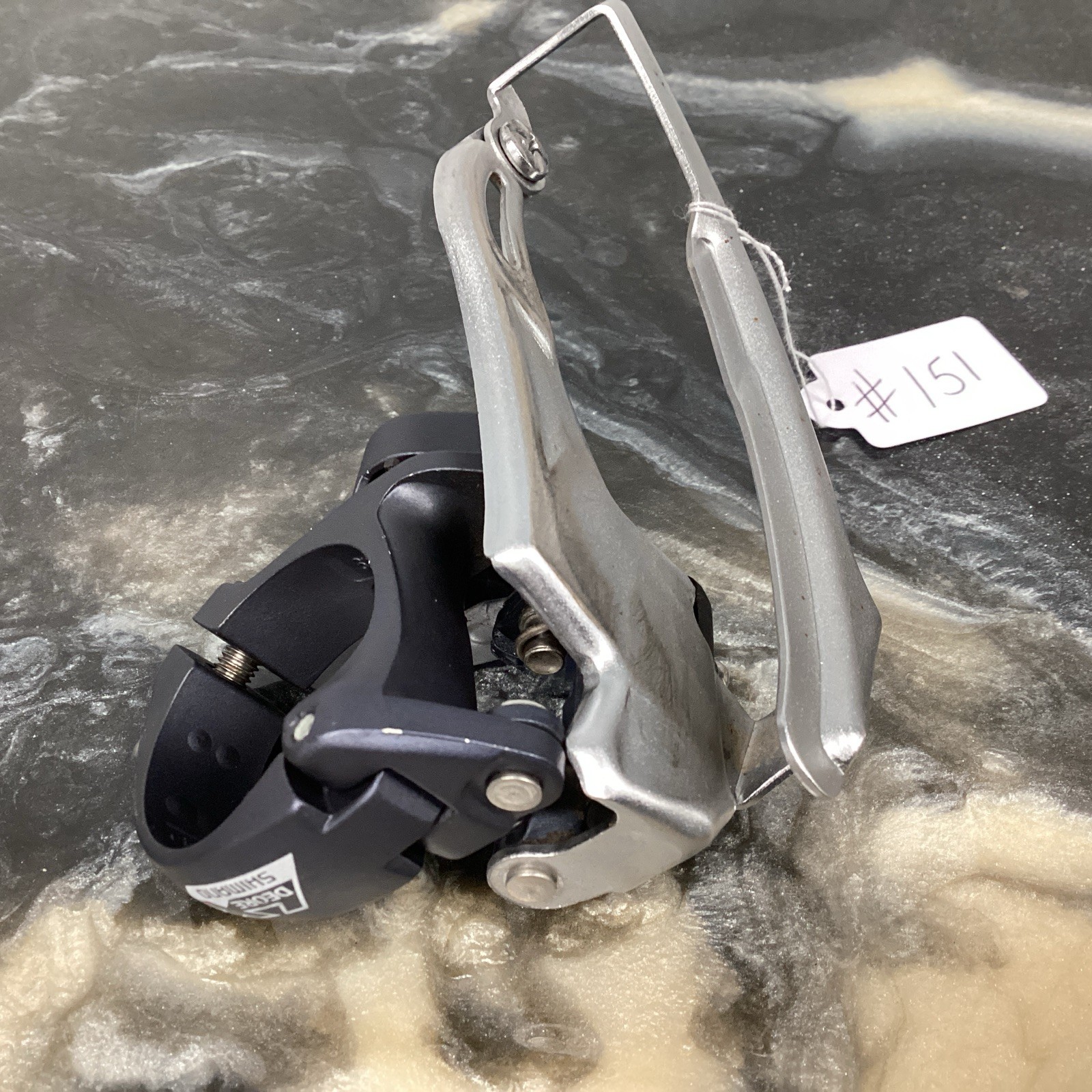 Shimano DEORE LX FD-M570 Front Derailleur 34.9mm Bottom Pull 3×9 90’s MTB #151