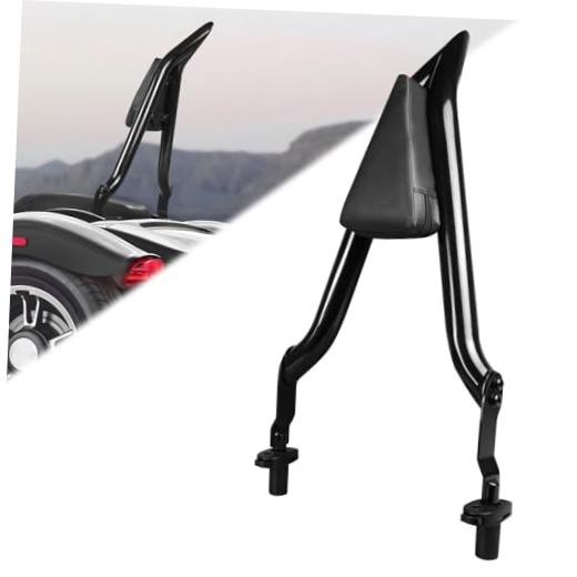 Motorcycle Rear Passenger Upright Backrest Sissy Bar With Back Rest Cushion