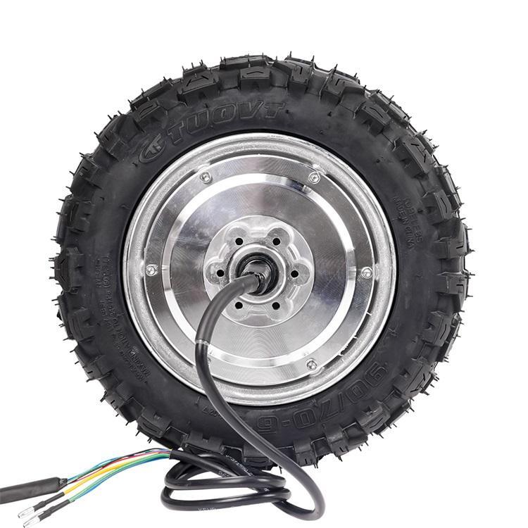 10 Inch 26V 36V 48V 500W Low Speed 7-10km/h Electric BLDC Wheel Geared Hub Motor