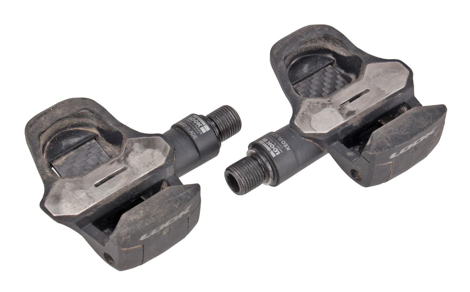 Look KEO Blade Carbon Clipless Road Pedals 2019 World Champion 3-Bolt w/ Cleats
