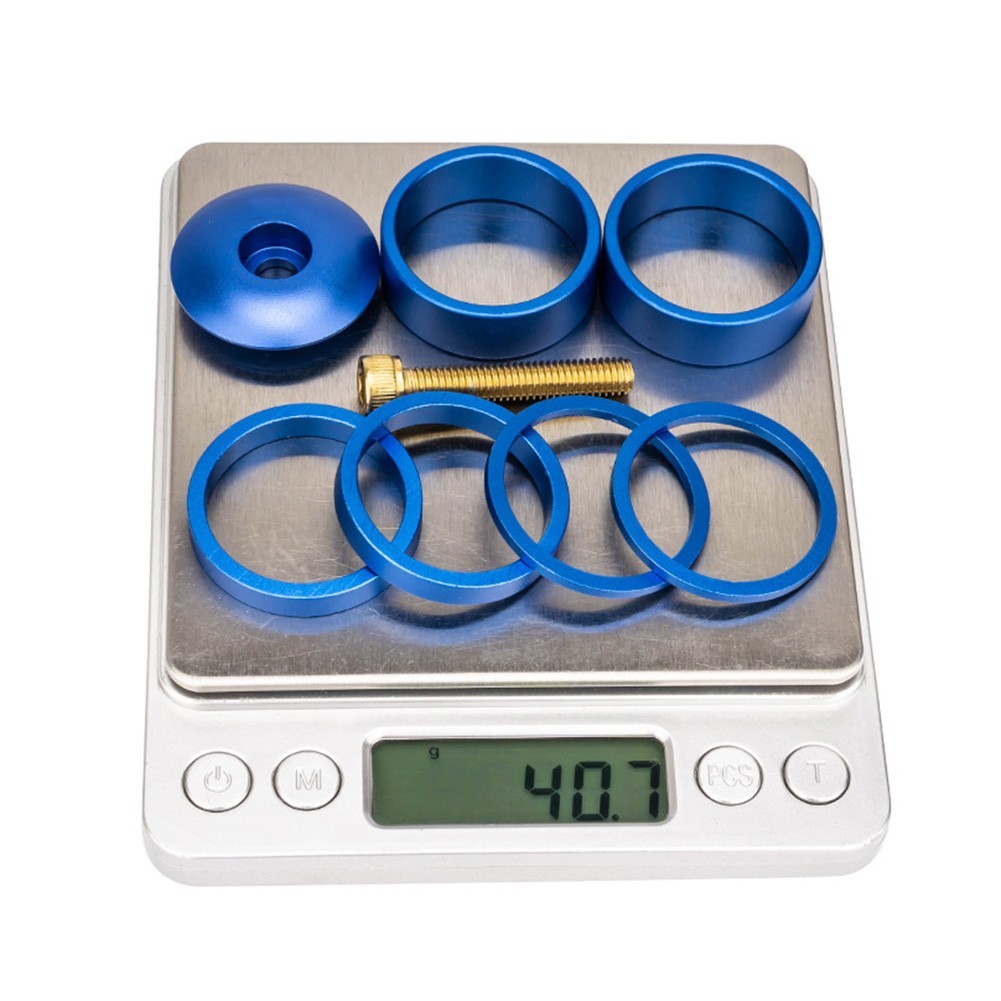 Bike Headset Washer Colorful Gold Purple Red 34mm Aluminum Alloy/steel