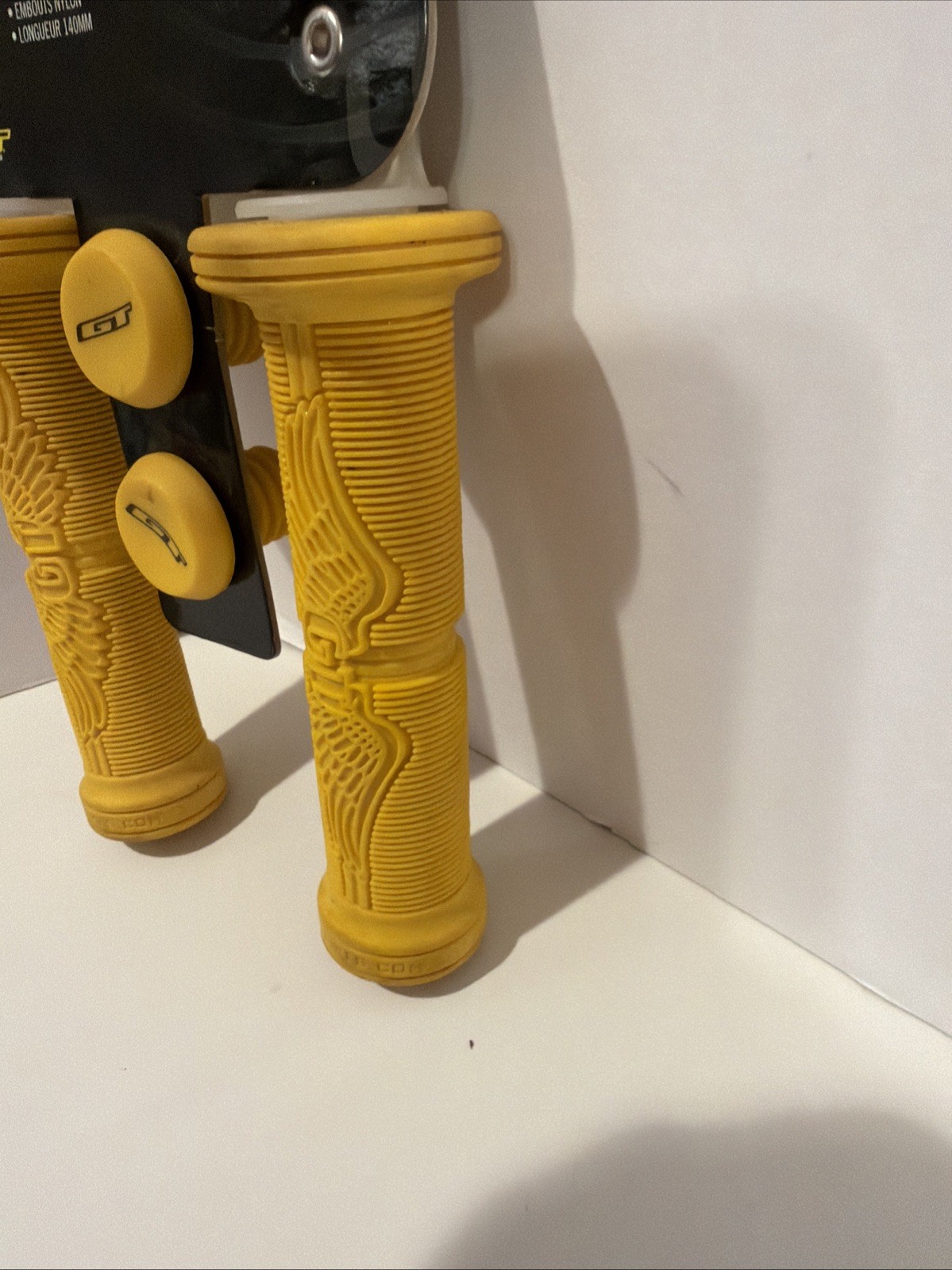 GT BMX Grips Winged Style Dyno Compe Air Wings Yellow Nos