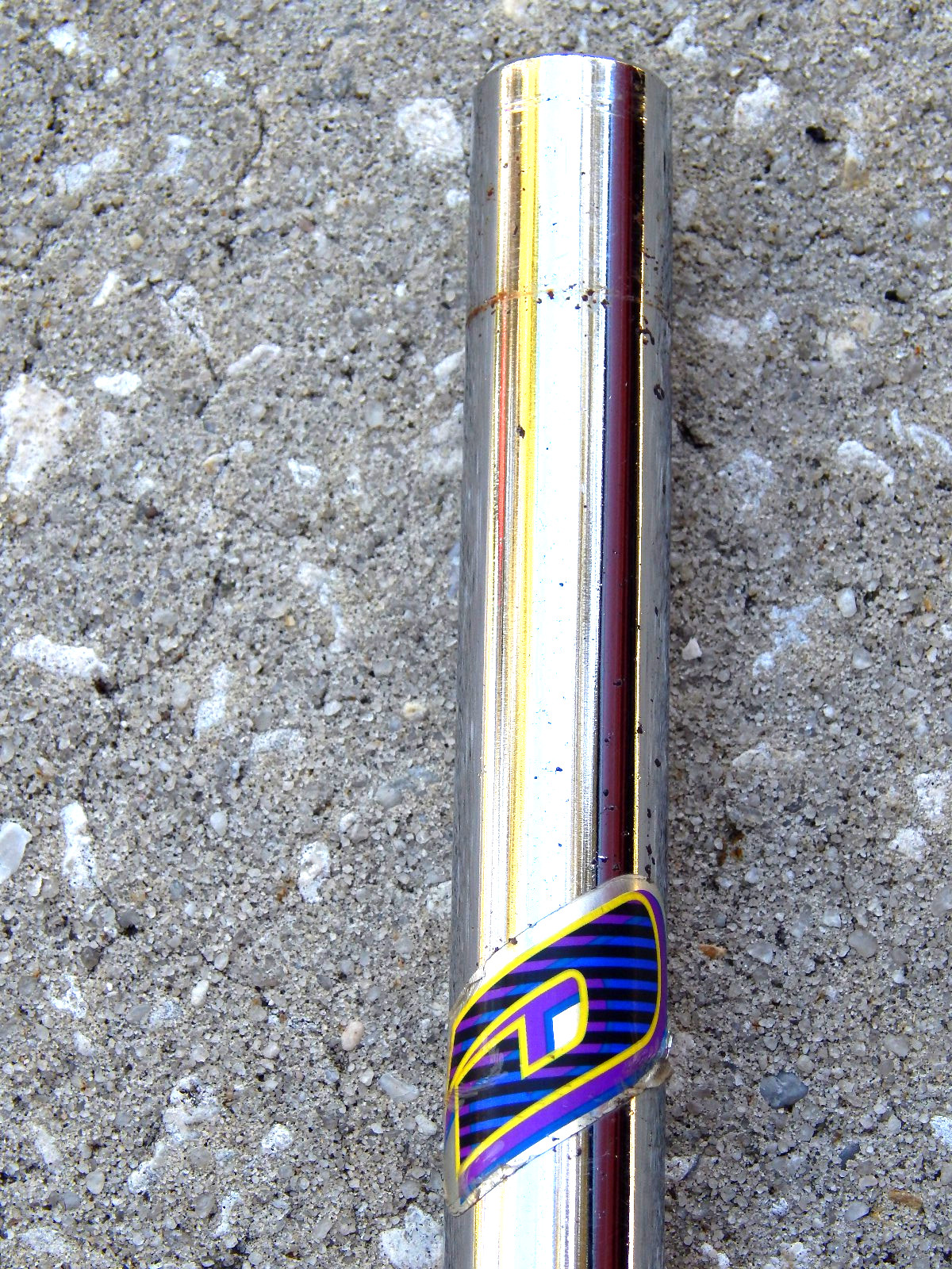 90’s Dyno Decal Logo Chrome Seatpost – Kalin 22.2