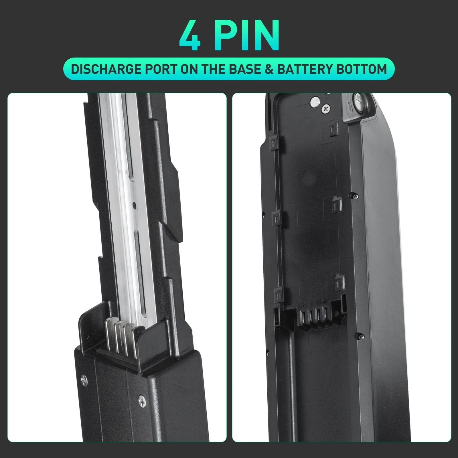 48V 10.4AH Lithium-Ion Ebike Battery For 26″ Vivi F26FUL AMAK00019 Electric Bike