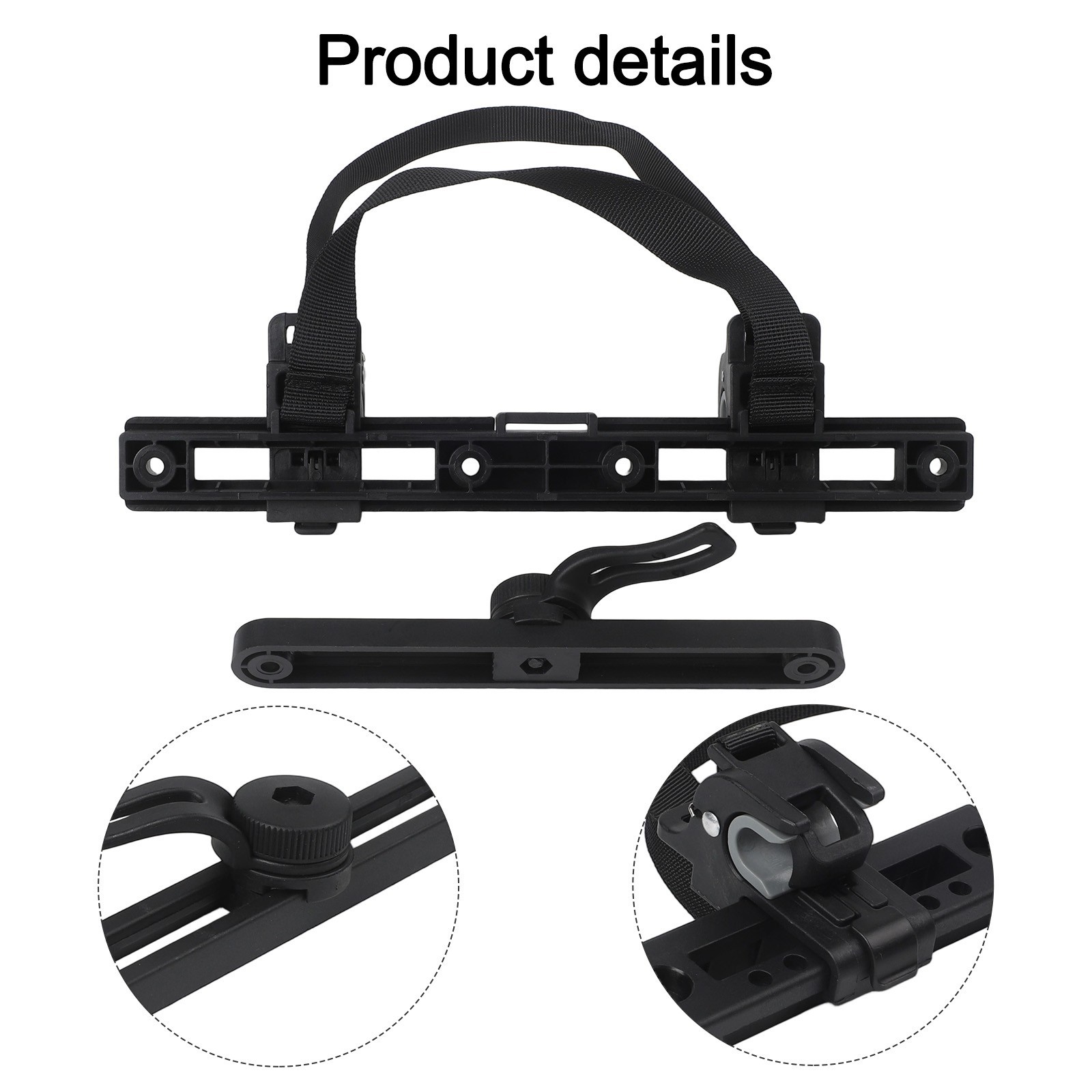 Reliable Bike Pannier Mounting Bracket with 158mm Installation Distance