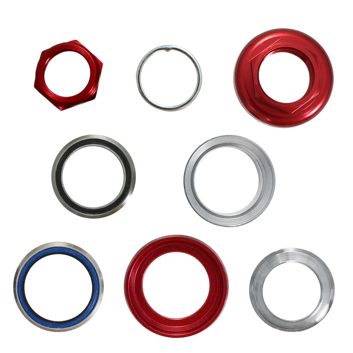 YST Old School BMX 1" Threaded Bike Headset 32.5 cups 26.4mm , Red