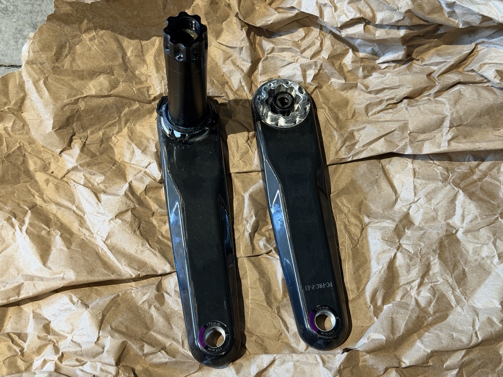SRAM Force E1 Crank Arm Set – 170mm, 12/13-Speed, 8-Bolt, DUB Standard