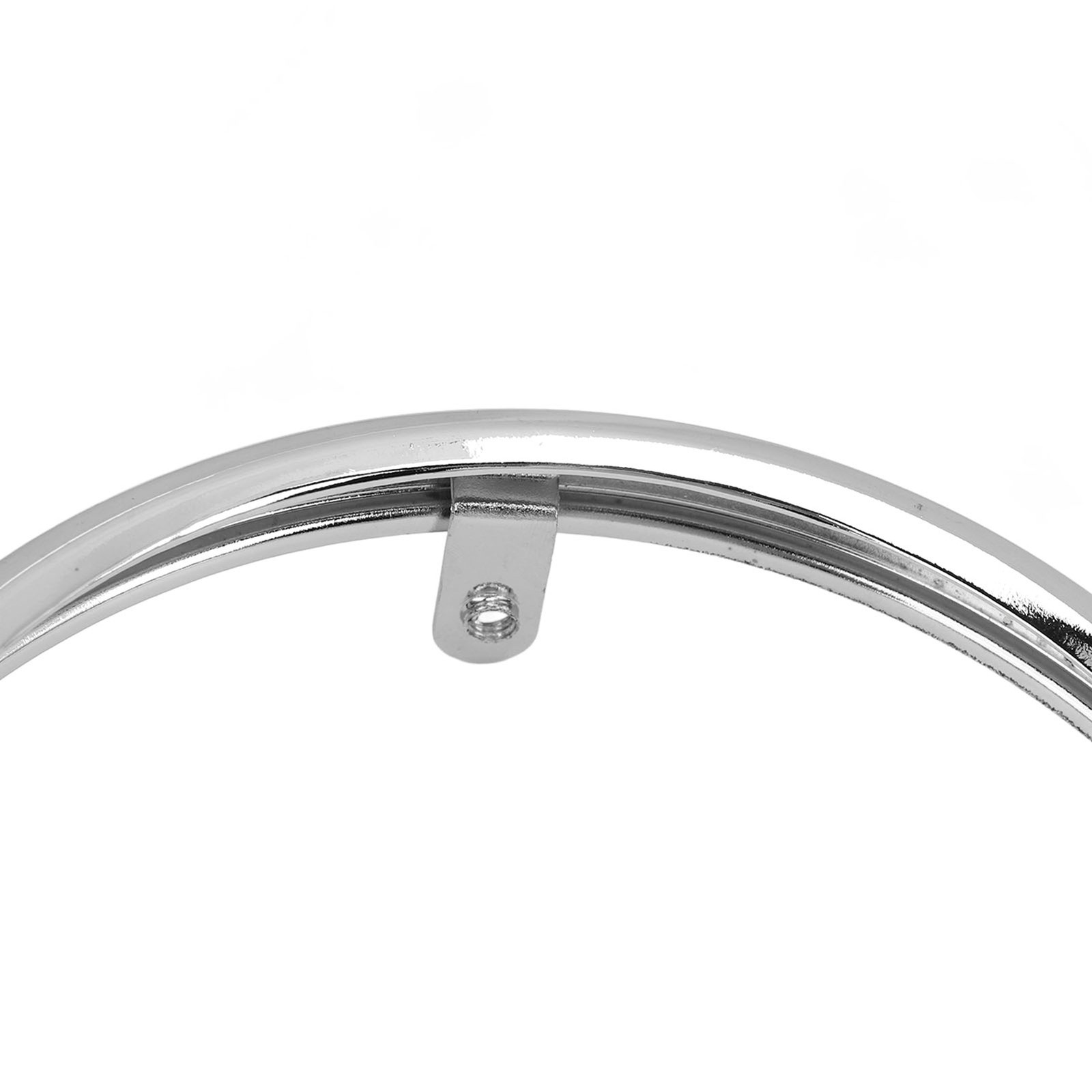 6in Motorcycle Headlight Ring Stylish Chrome Plated Smooth Surface Aluminum UIUW