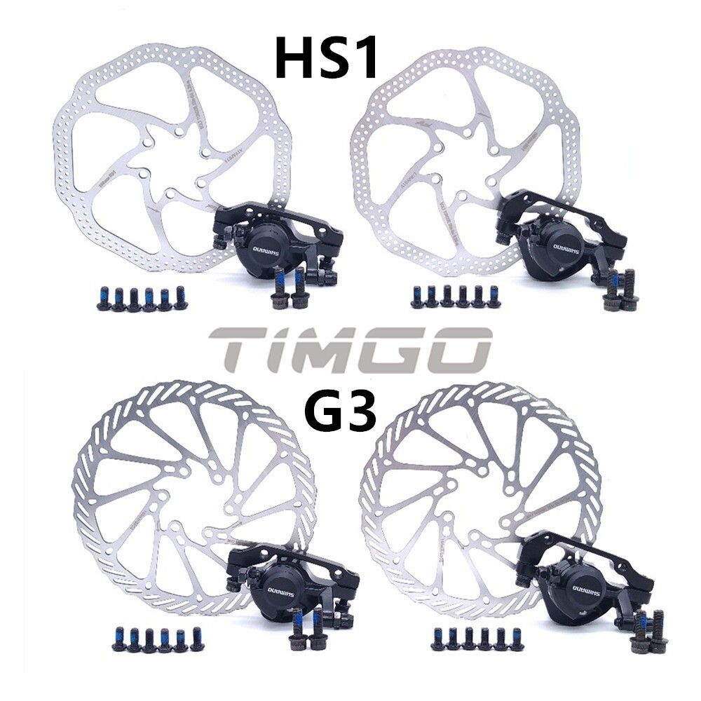 Shimano MTB Mechanical Disc Rotor Brake Groupset BL-T4000 Lever BR-TX805 Caliper