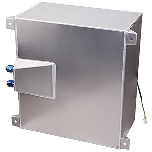 Universal 5 Gallon 20L Fuel Cell Tank with Cap and Level Sender 5 Gallon Silver