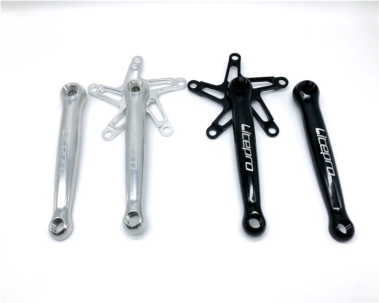 Litepro CNC Crankset BCD130 Crank Arm set 170mm for Brompton Birdy folding Bikes