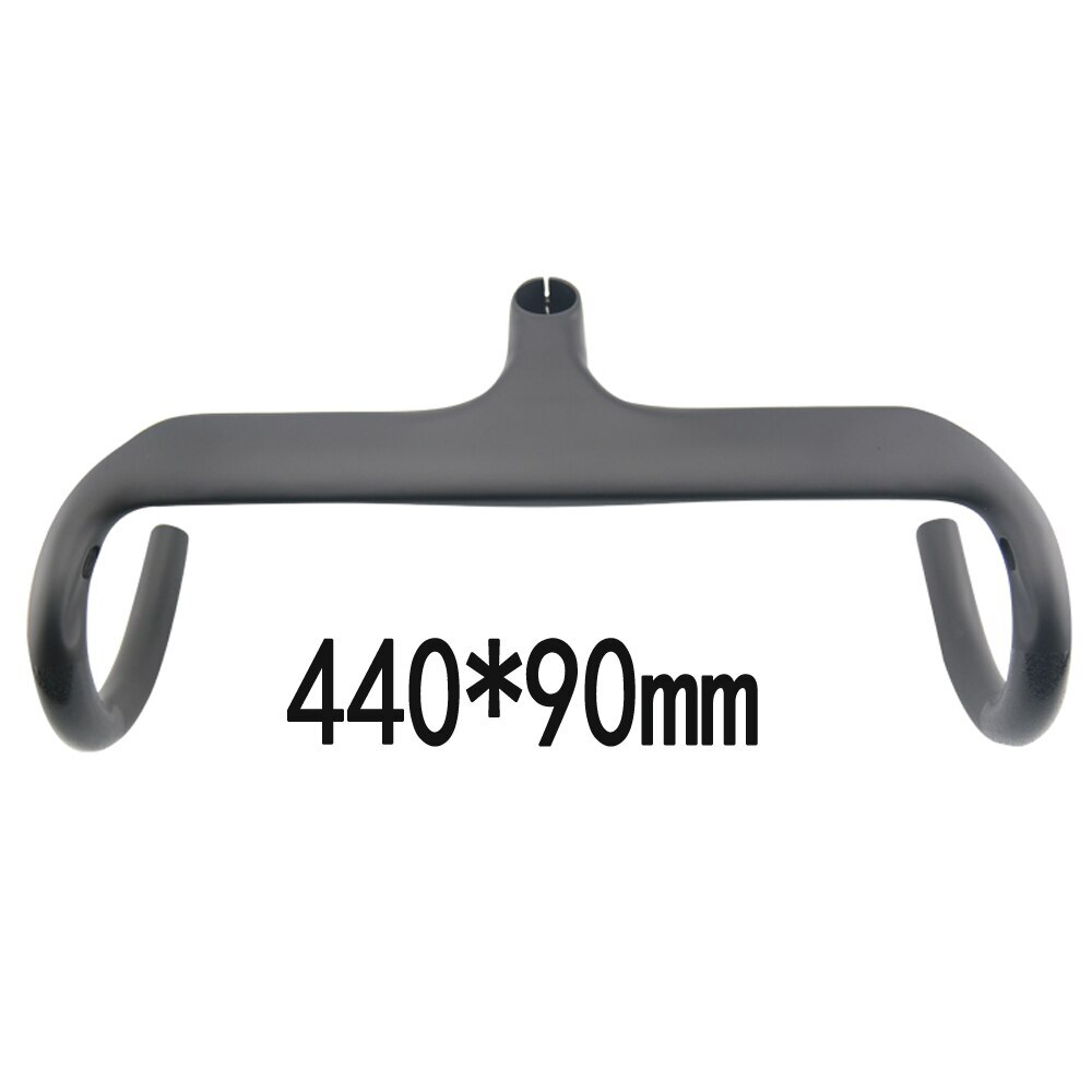 400/420/440mm Carbon Fiber Road Racing Bike Integrated Handlebar Drop 125mm