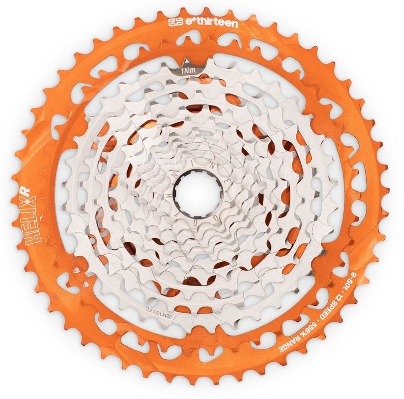 E.13 E*thirteen Helix Race 12 speed Bike MTB Cassette E13 Naranja (Orange) 9-50t