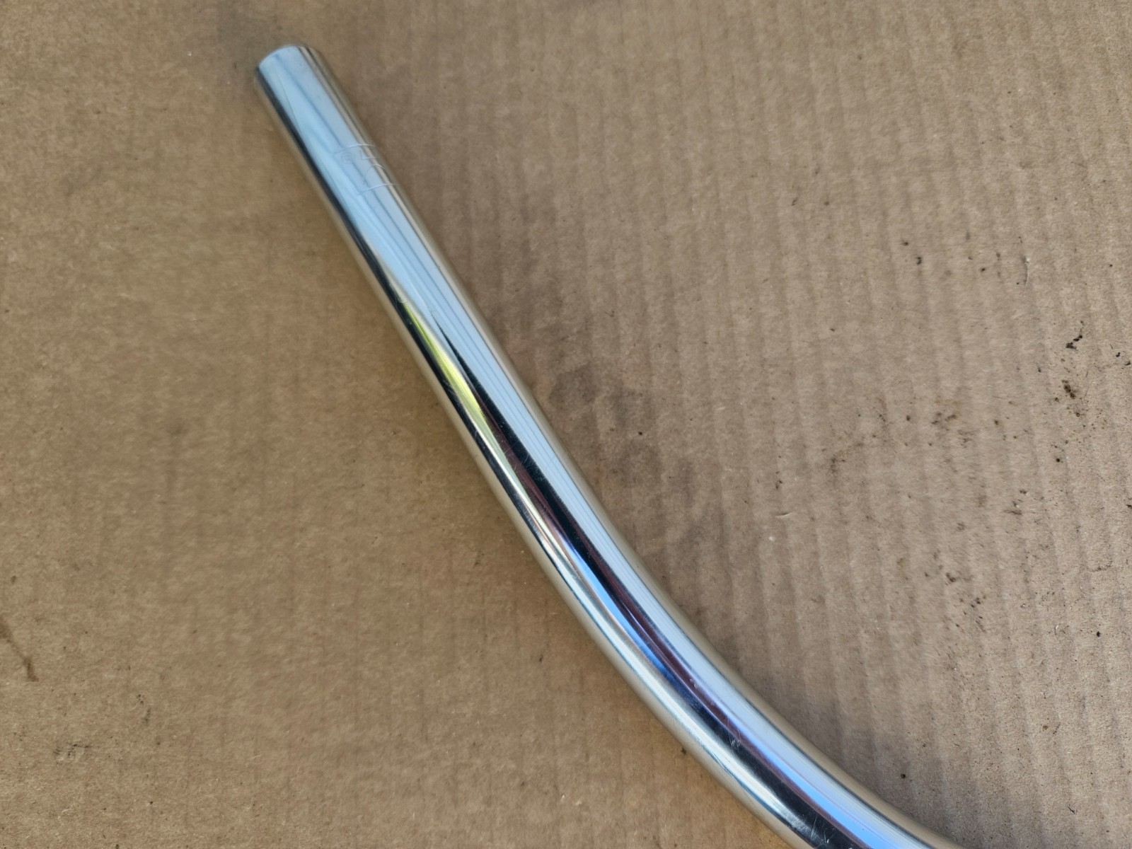 YC-A270 Aluminum Curved Hybrid Cruiser Bike Flat Bars 58cm x 25.4mm Silver