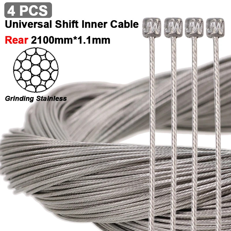 Bike Shifter Brake Cables Grinding Stainless Steel Cable MTB Road Bike Front Rea