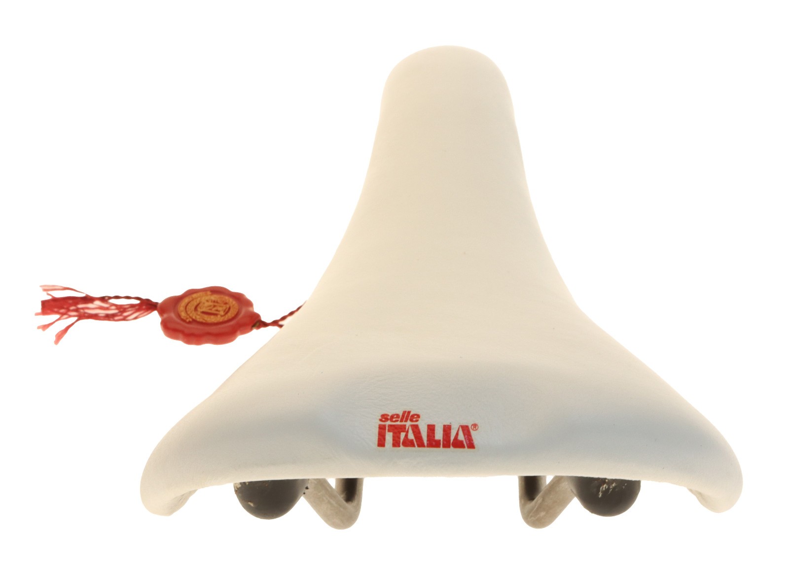 Selle Italia Flite Saddle Titanium Rails White Leather 1990 L1 NIB NOS NEW
