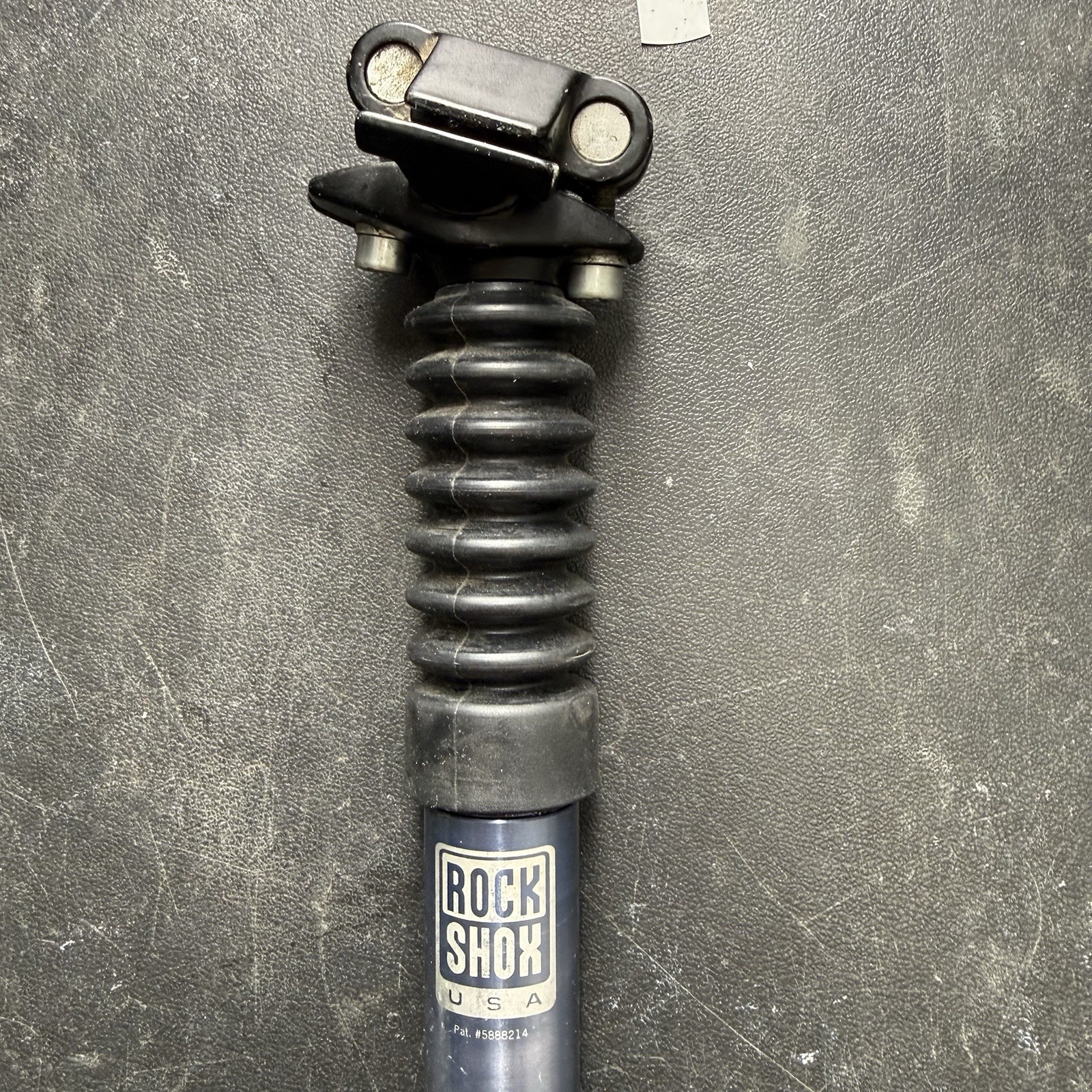 Rock Shox Suspension Seatpost 27.2mm, 350mm, Blue/Gray, Made in USA