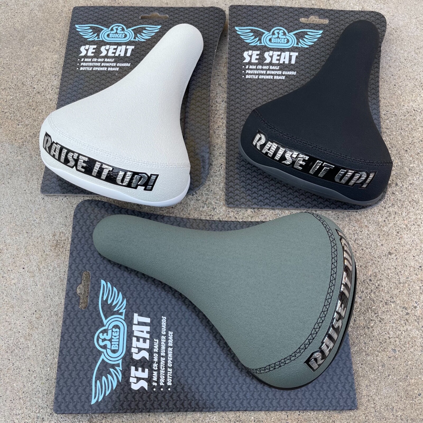 SE RACING RAISE IT UP RAILED SEAT BMX BIKES BIKE SEATS HARO GT REDLINE