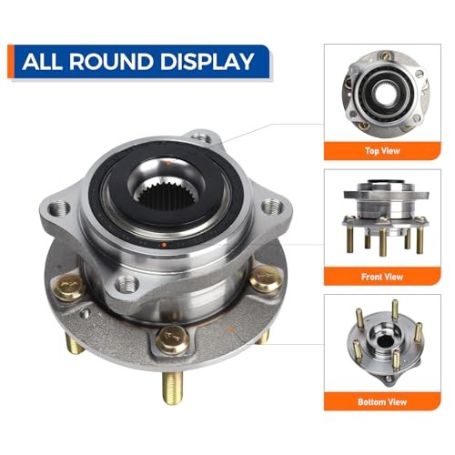 513266 Pair of 2 Front or Rear AWD Wheel Hub Bearing Assembly Compatible with