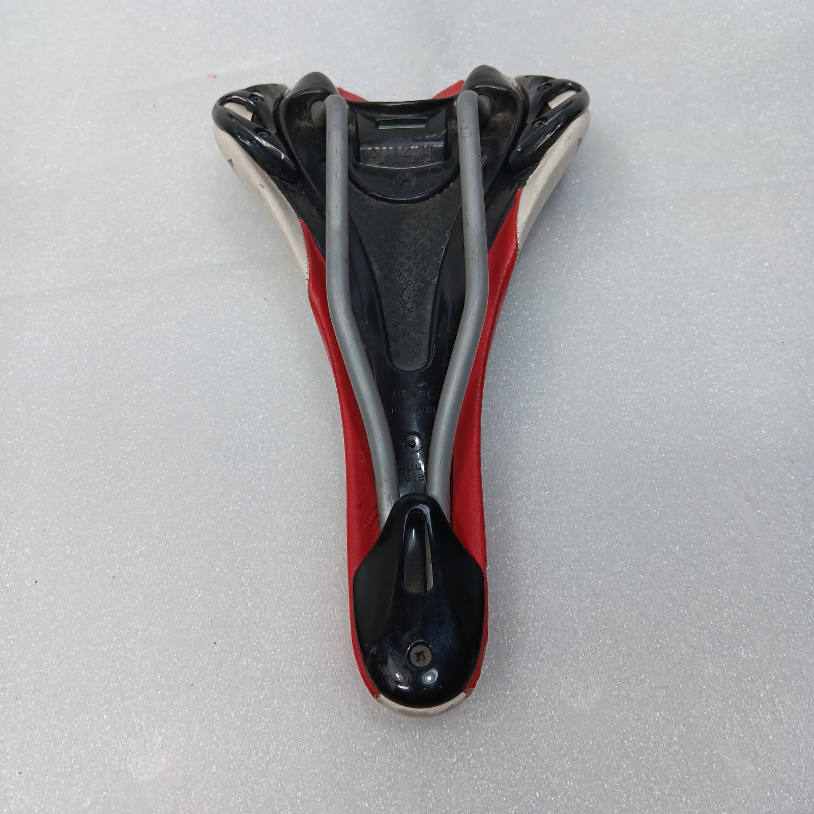 FIZIK ALIANTE TWIN FLEX Saddle Seat White/Red 265 x 140 bike bicycle