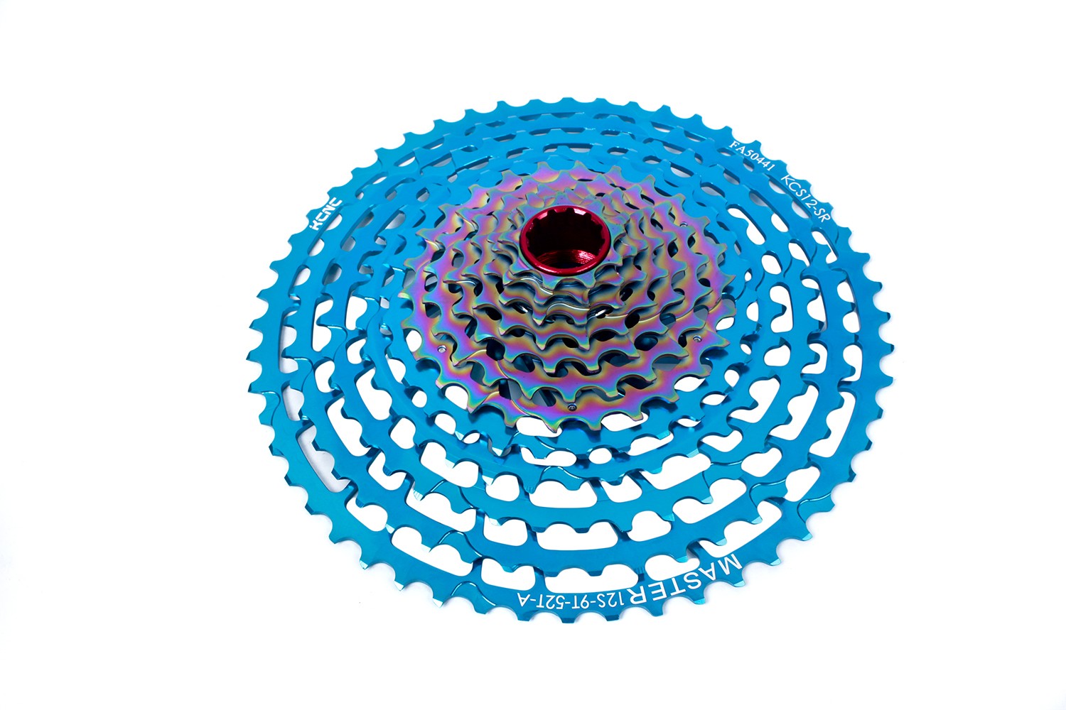 KCNC 12s Cassette 9-52T Blue Rainbow Lightweight Bike for SRAM Eagle XX1 GX XD