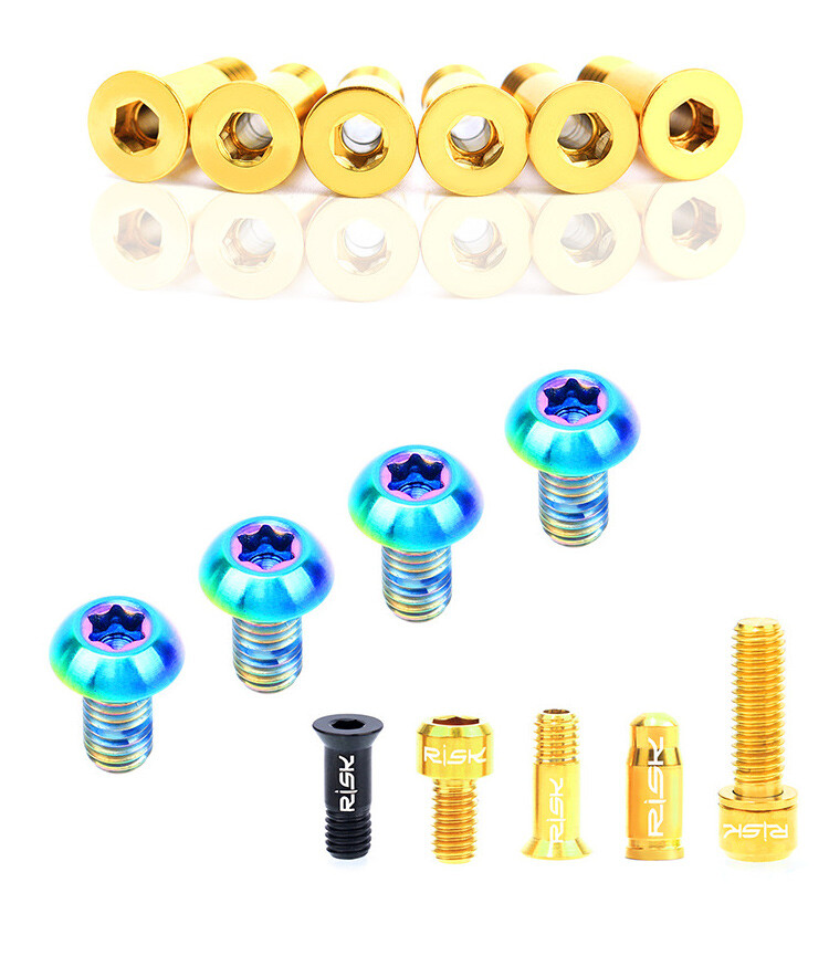 36pcs Titanium Alloy Screw Kits for MTB Bike Common Bolts Screw with Washer