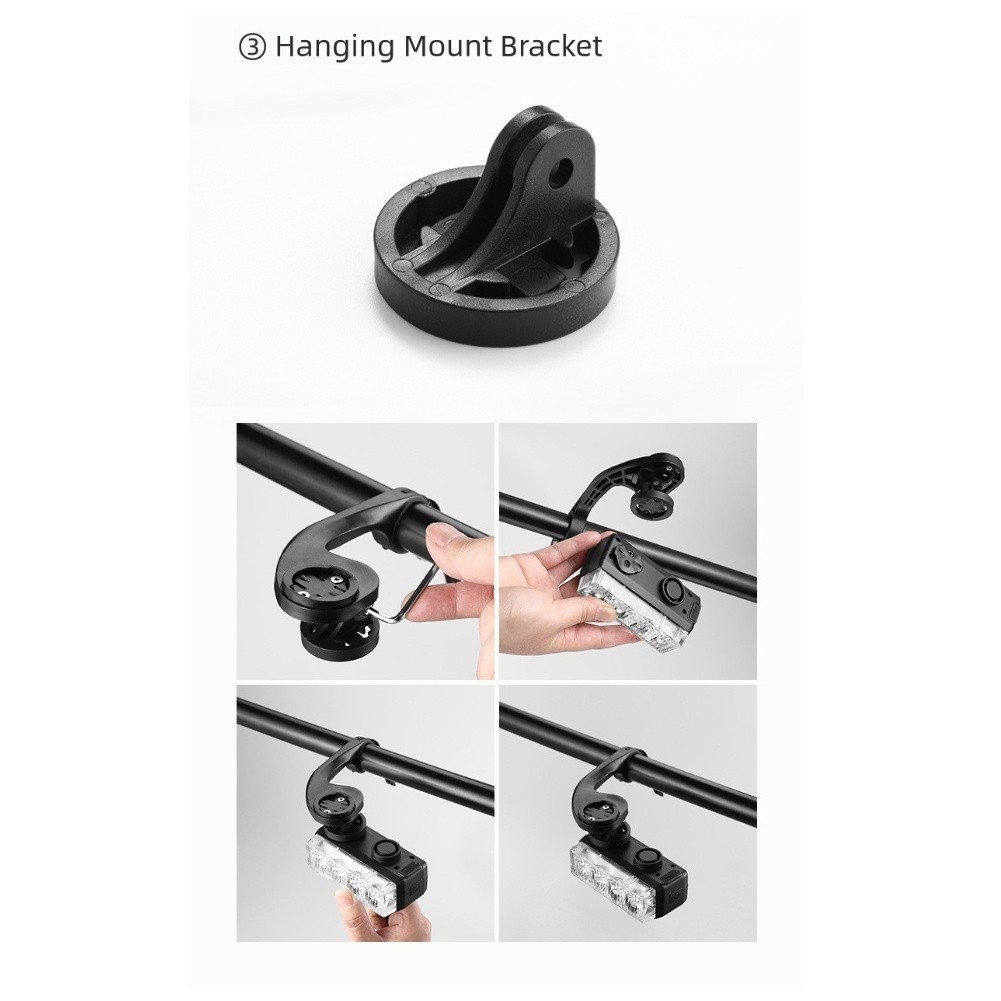 Adjustable Light Modes Cycling Safety LED Bike Light 120dB Volume Controller