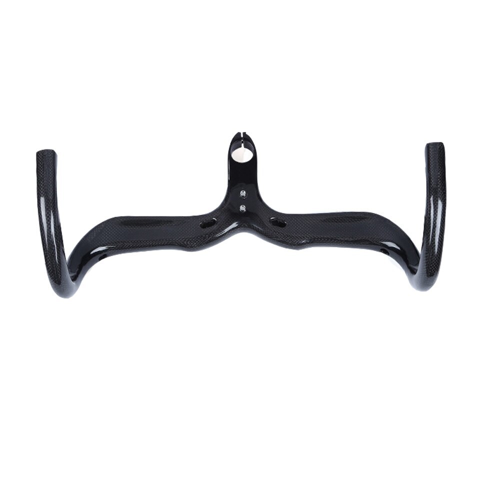 400/420/440mm Carbon Fiber Bicycle Integrated Handlebars Road Bike Drop Bar