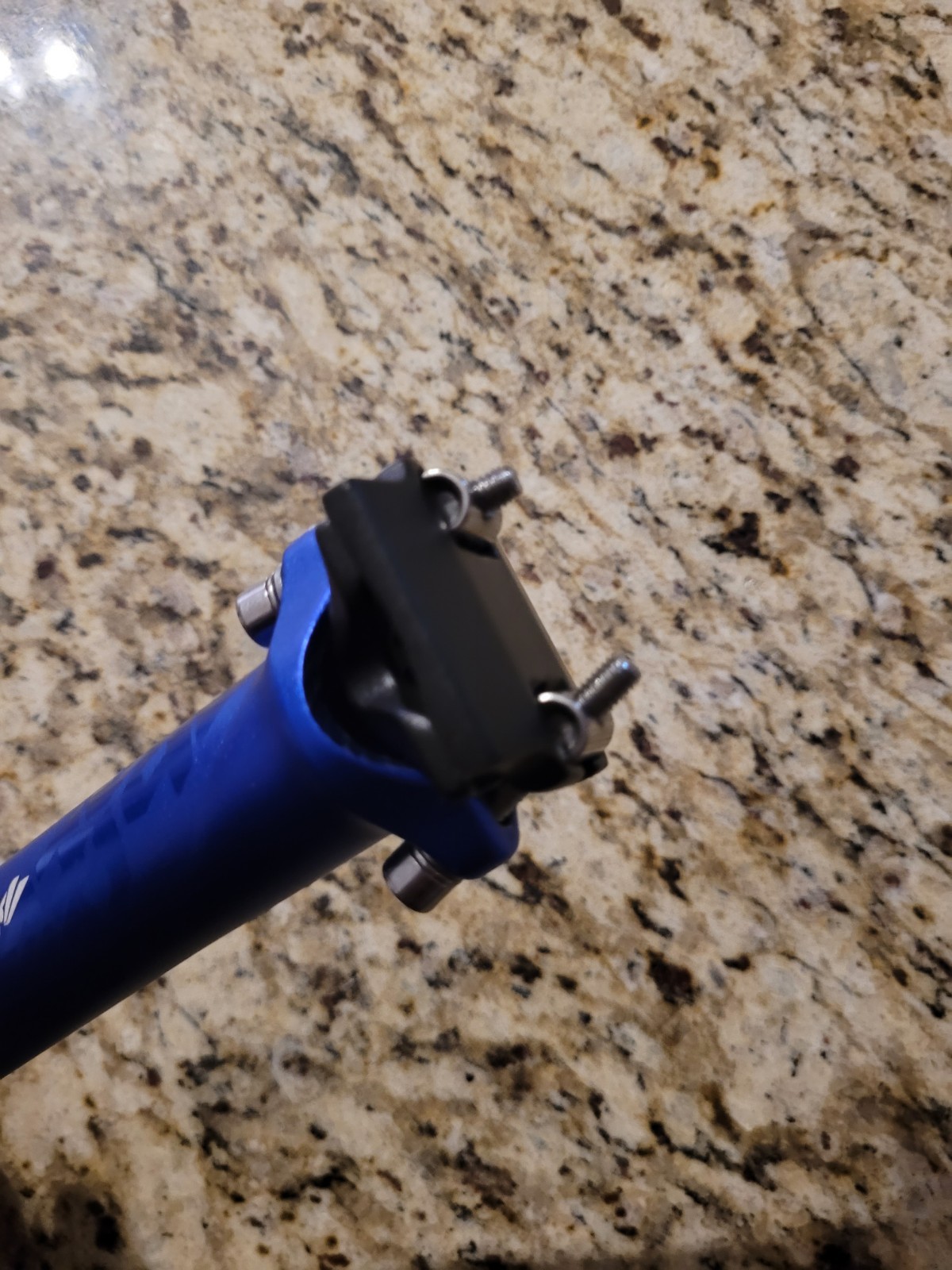 Branta Strive Seat Post 31.6mm x 350mm Long Ano Blue Aluminum Zero Offset