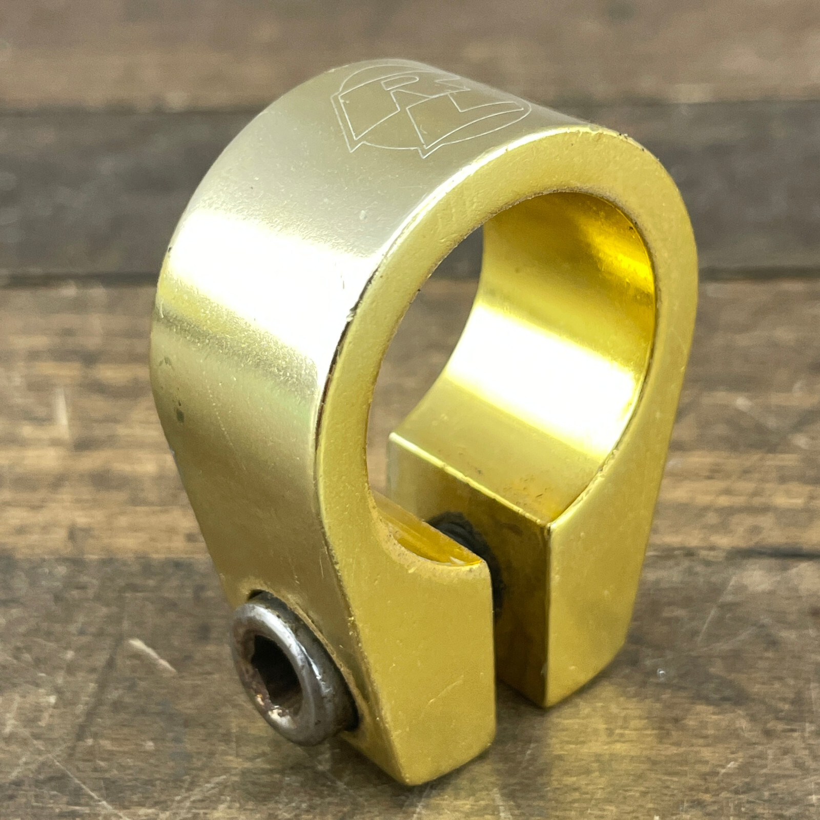 Redline BMX Seatpost Clamp Gold 28.6 mm Old School RL440 RL340 90s 90s RL A4