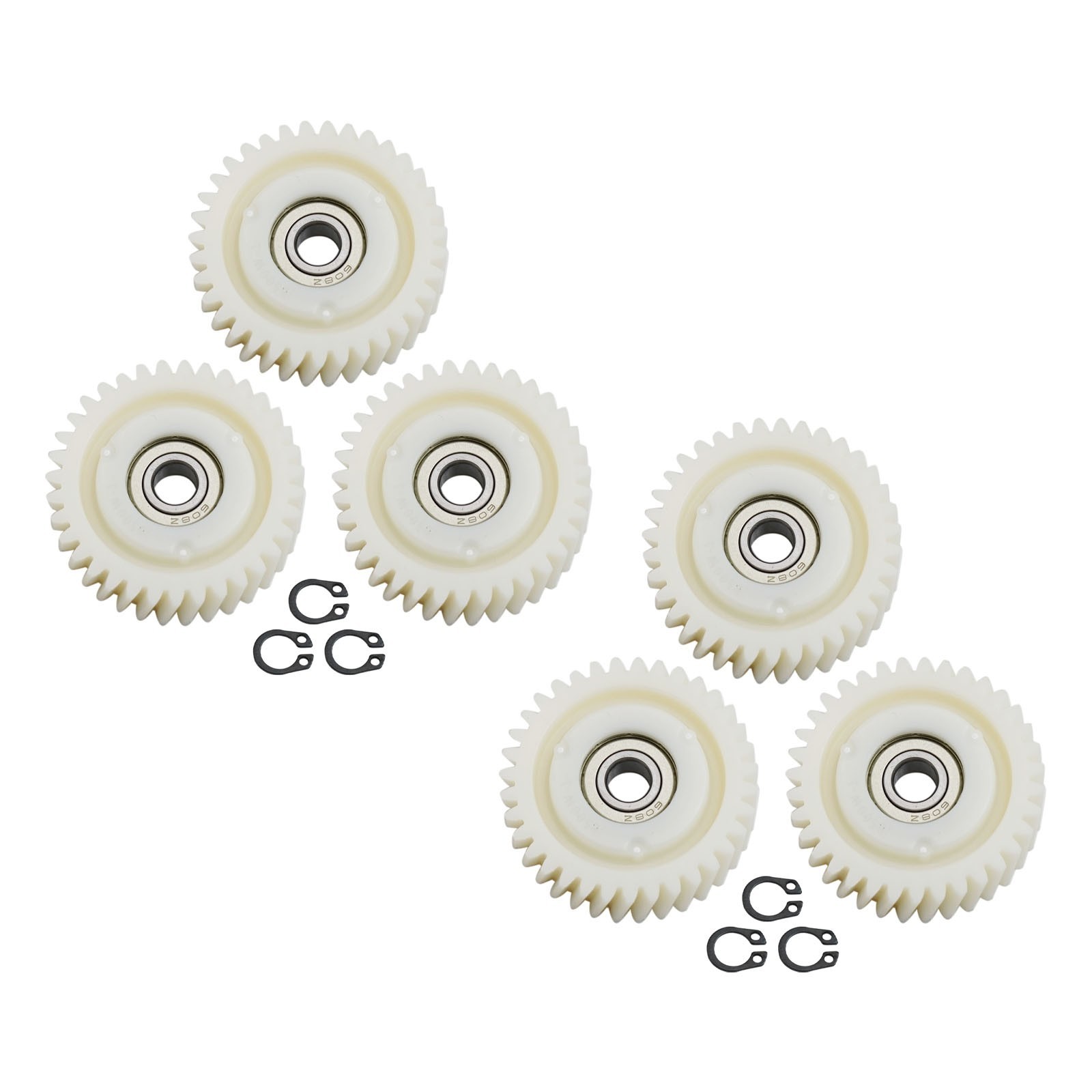 Planetary Gear Kit for EBike Hub Motor Six Piece Nylon Set with Bearings