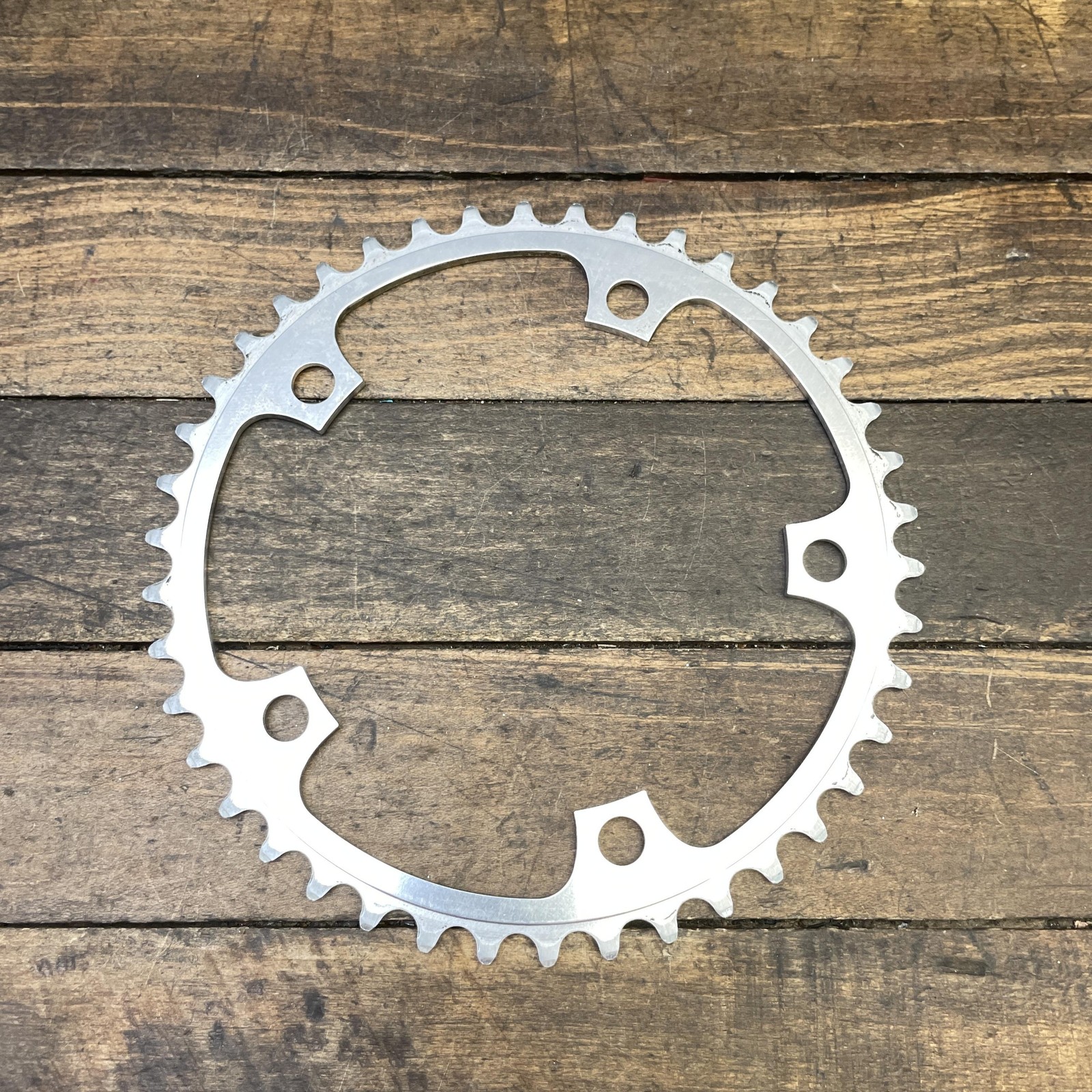 Shimano 42T Chainring 130 BCD 5-Arm Silver Aluminum Road Racing Bike 42 Tooth