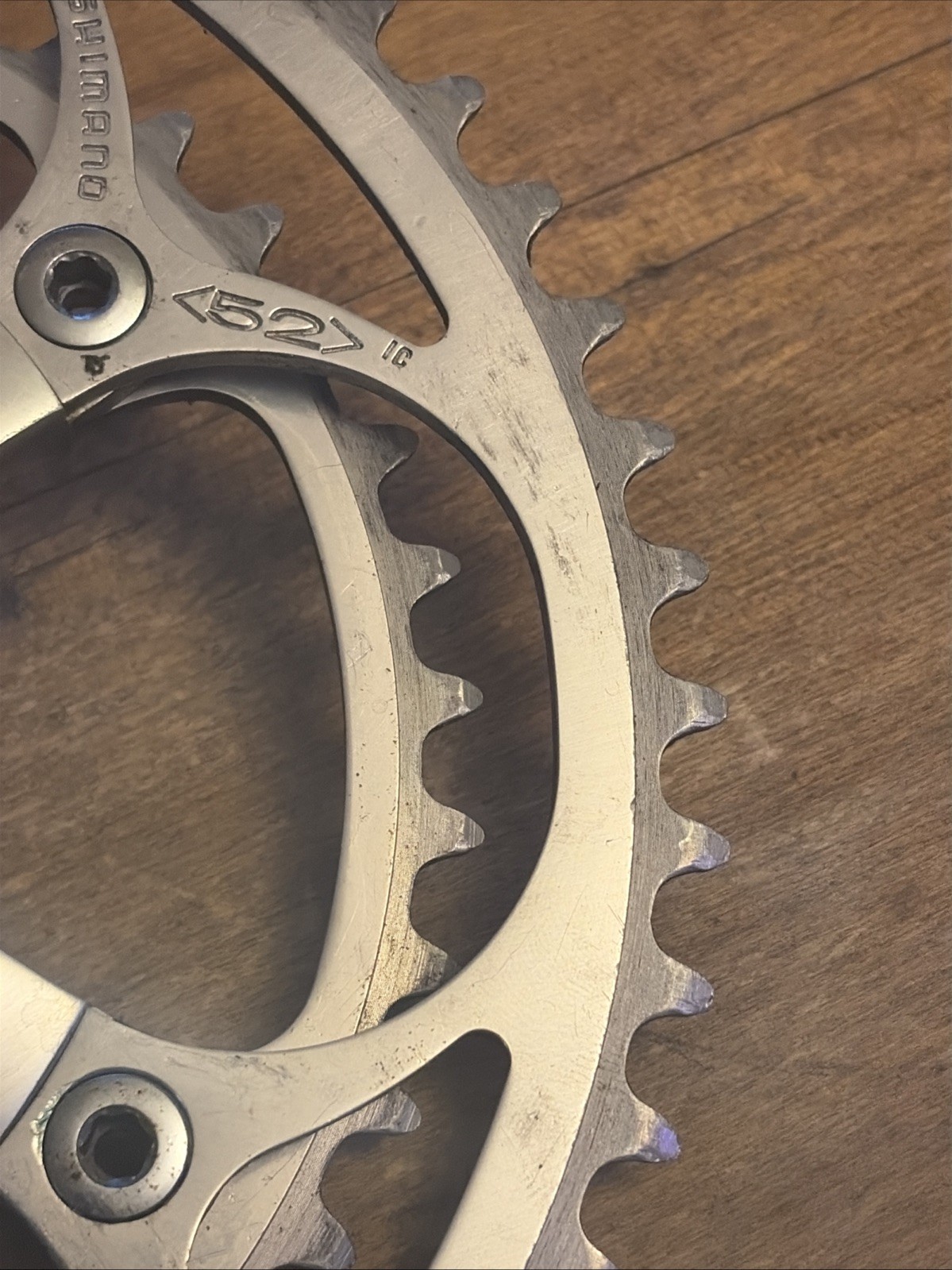 Vintage Shimano 600 Crank Set FC-6207 170 mm 130 BCD 52/42 T 70s 80s Road Bike