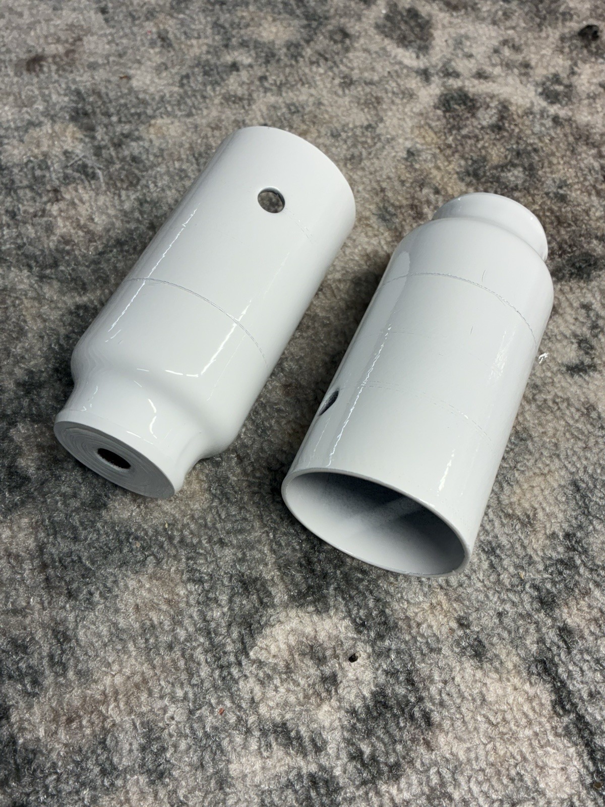 PROLITE Cheap Budget Flatland Style Old School Bmx Pegs 2” Steel White
