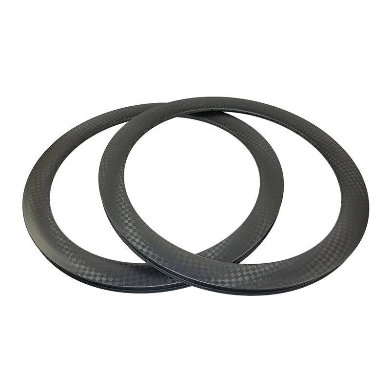 700c 55*25mm Carbon Rims Tubeless Clincher 20H 24H 28H 32H Road Bike Wheelset