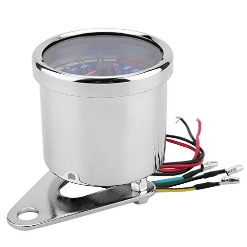 12V LED Tachometer Gauge for Motorcycle, Universal Digital RPM Meter,