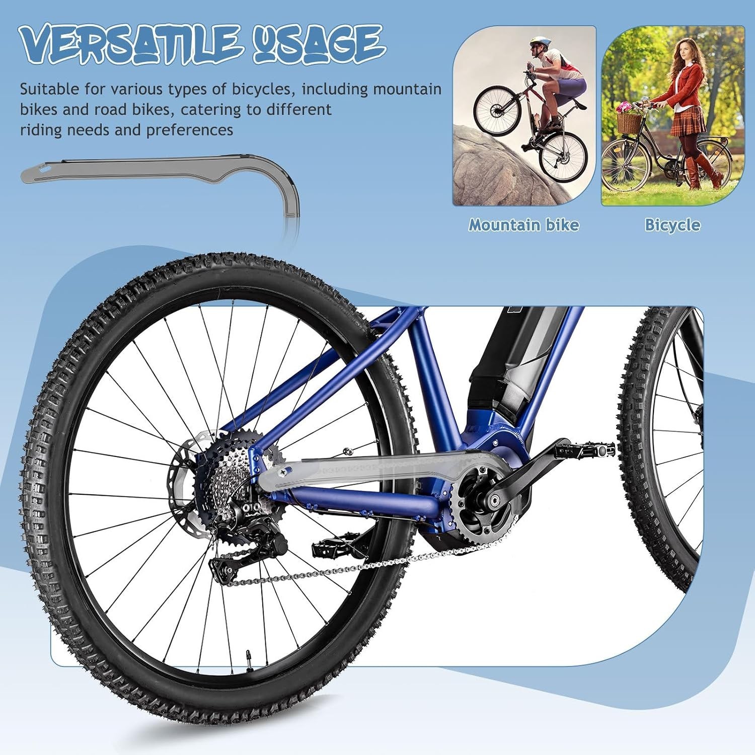 Universal Oil-Proof Bike Chain Cover for Mountain & Road Bicycles – Easy Install