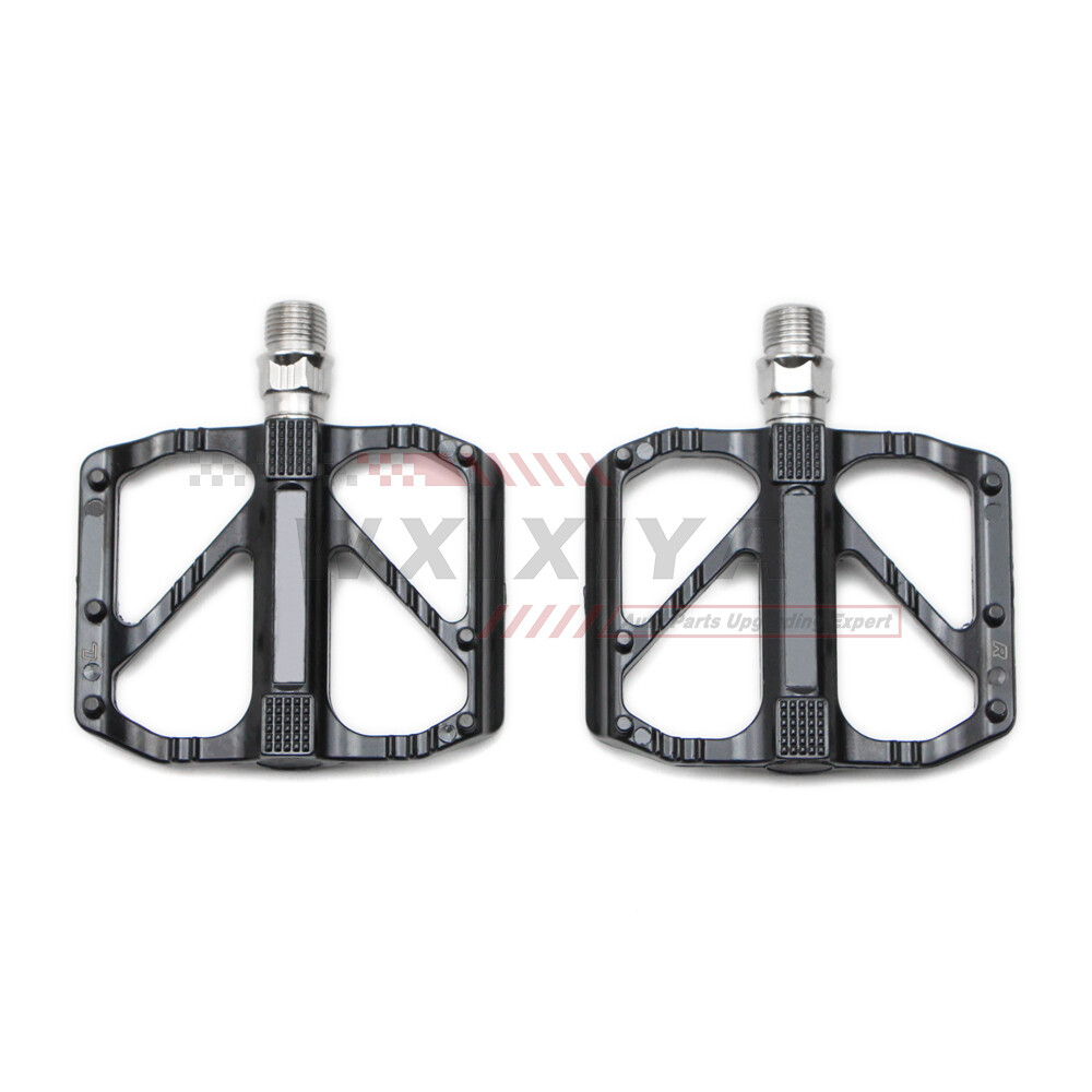2x Road Bike Pedal DU Bearing Sealed Cycling Flat Platform Aluminum Alloy 9/16″