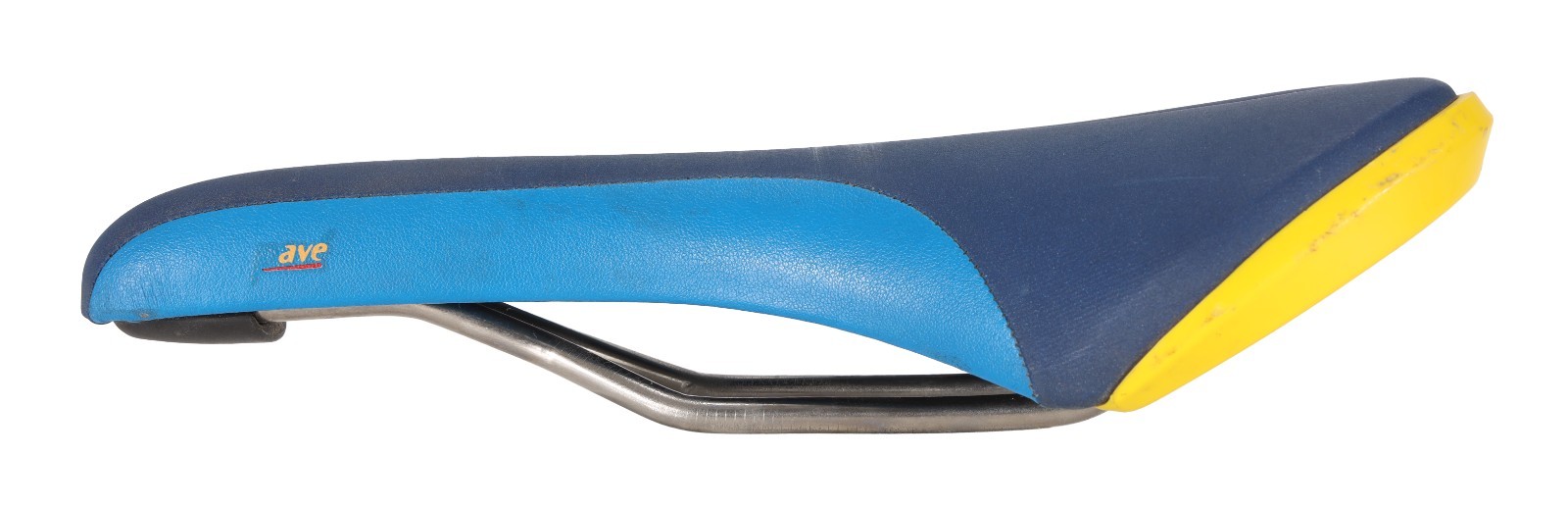 Fizik Pave by Giro Road Bike Saddle 130mm BLUE/YELLOW 7 x 7mm Titanio Rail 262g