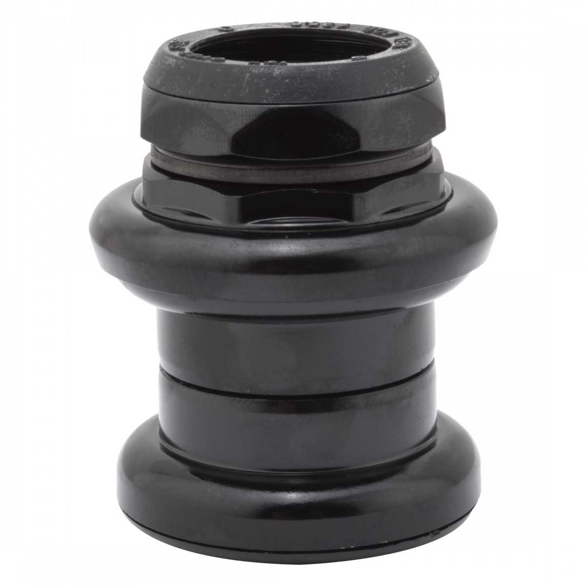 Sunlite Steel Threaded Headset EC34/28.6-26tpi for MTB, Black, Durable Steel