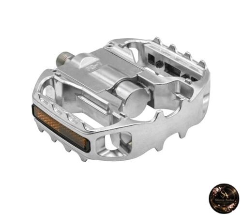 MKS (Mikashima Manufacturing Co. Ltd.) Bicycle Pedals FD-7 WIDE Silver
