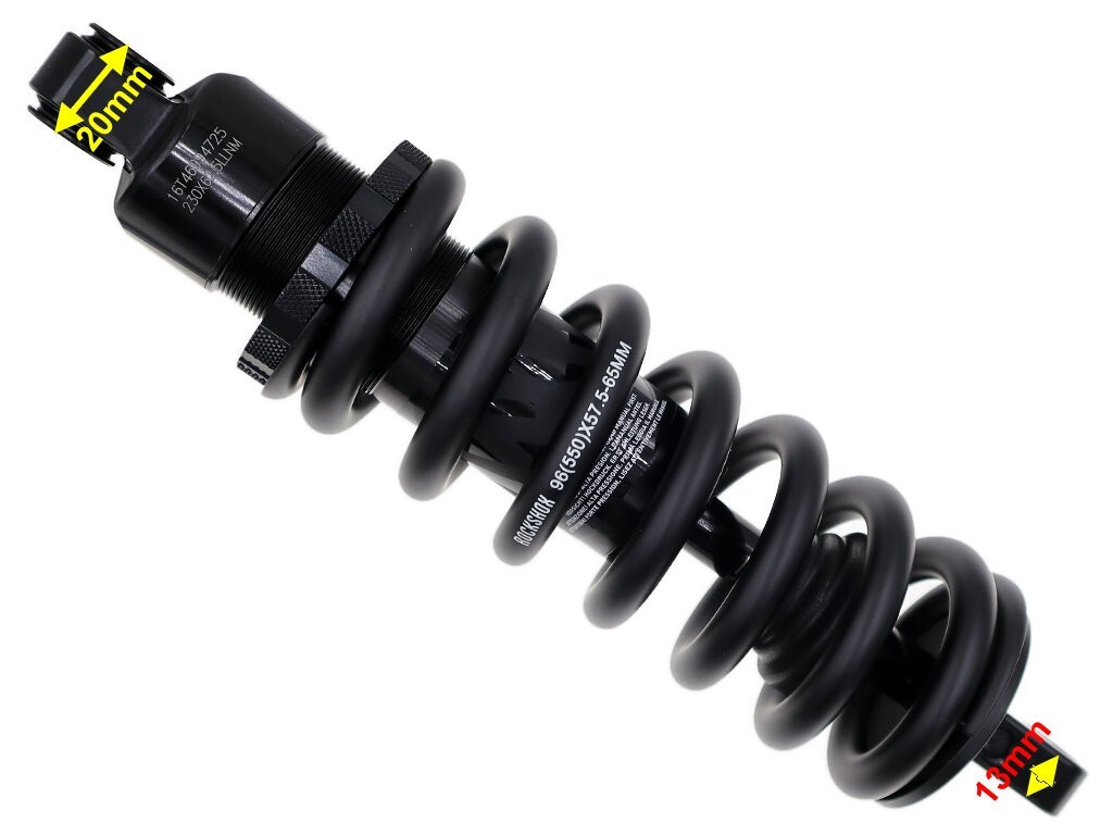 2024 RockShox Super Deluxe Coil Select Rear Shock 230×62.5 mm 550 Lb/In