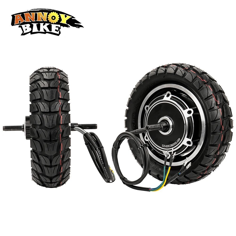 10 inch Hub Motor Kit 48v-60v 1000w 1200w 1500w Off-road Tire 30A Controller Set