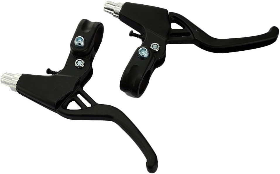 Lightweight Black Aluminum Bike Brake Levers – Universal Fit for Versatile Use