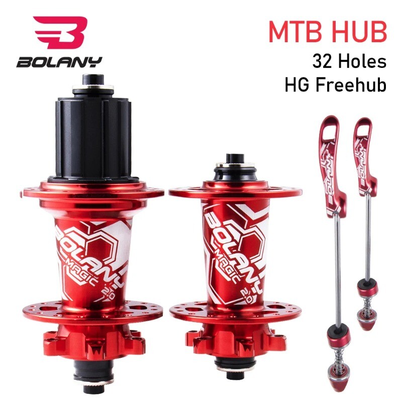 32H MTB Bicycle Disc Brake 6 Pawls 108 Clicks 4 Sealed Bearing Hubs XD HG QR